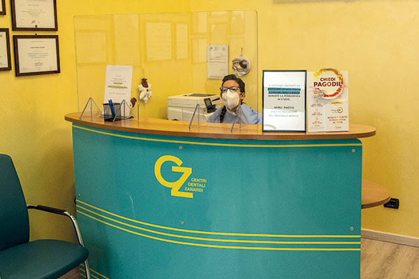 Reception dentista Cassano Magnago
