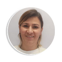 Stefania, segretaria del team del Centro Dentale Zanardi