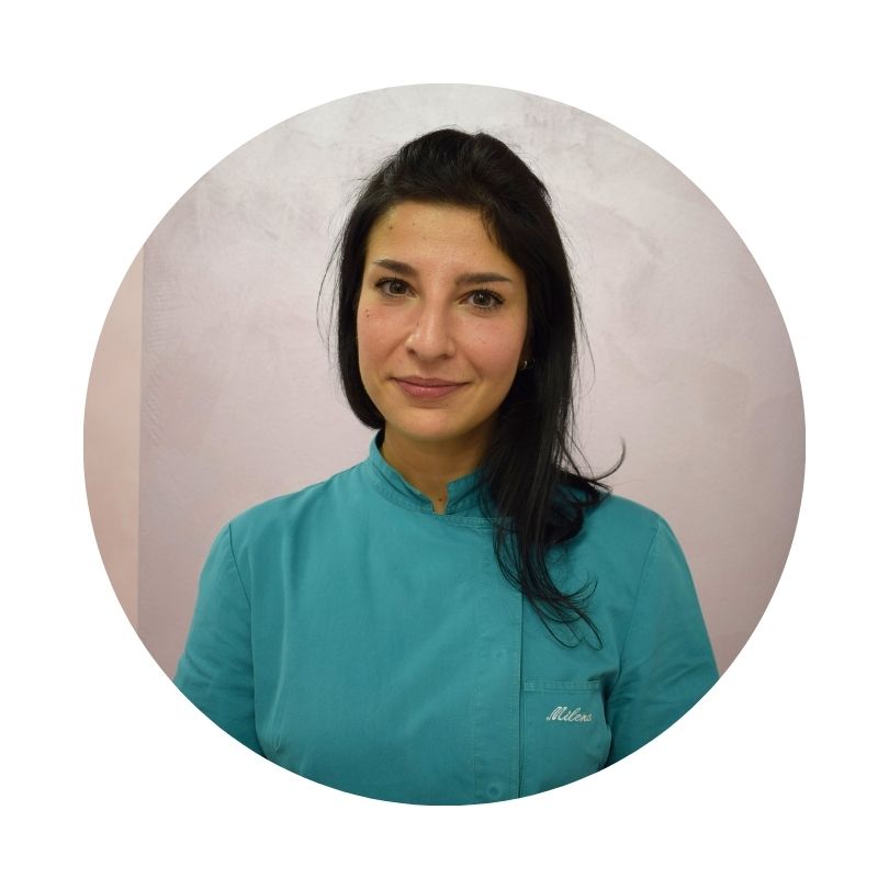 Milena, segretaria del team del Centro Dentale Zanardi