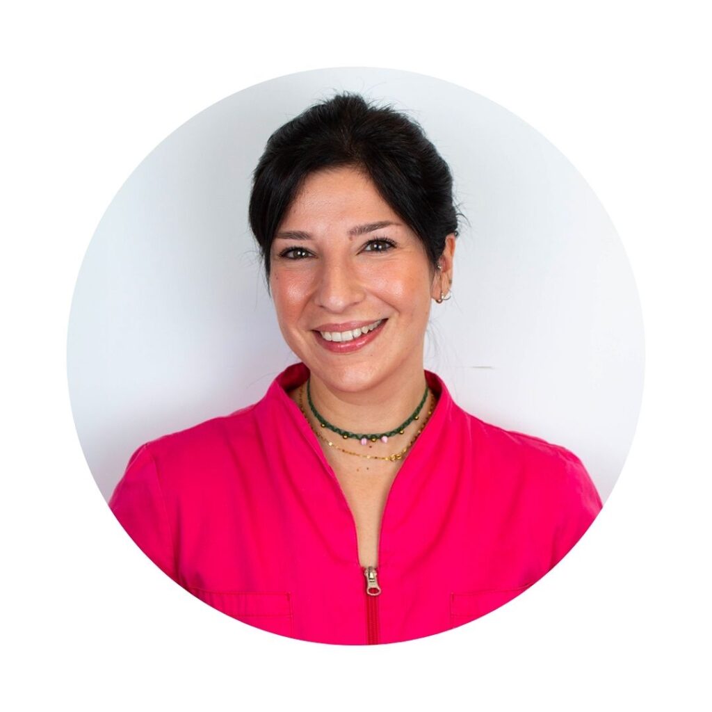 Milena, secretary of the Centro Dentale Zanardi